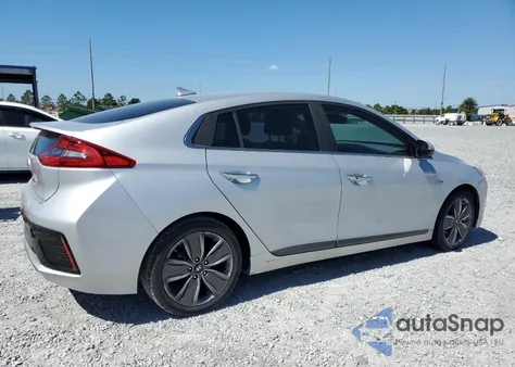 2017 Hyundai Ioniq Limited from USA, damaged, VIN KMHC85LC2HU051704